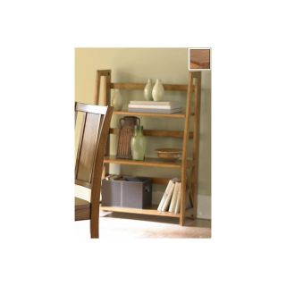 Homelegance Britanica Oak 28 in W x 42 in H x 13 in D 3 Shelf Bookcase