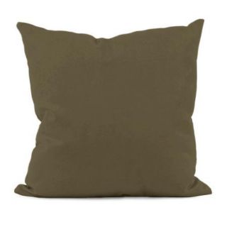 E By Design Solid Cotton Throw Pillow
