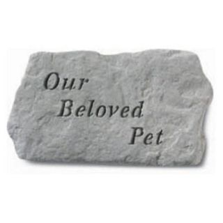 Our Beloved Pet Memorial Garden Accent Stone