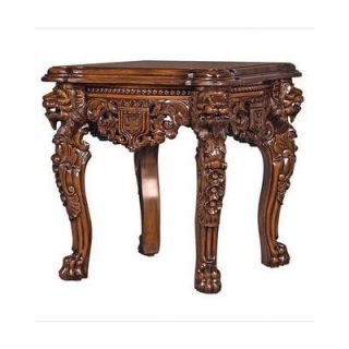 Design Toscano Lord Raffles Grand Hall Lion Leg End Table