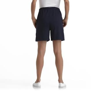 Basic Editions   Womens Jersey Knit Shorts