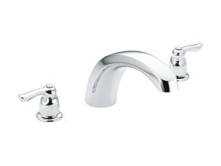MOEN T990 Chateau Chrome two handle low arc roman tub faucet