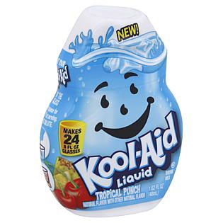 Kool Aid  Liquid Drink Mix, Tropical Punch, 1.62 fl oz (48 ml)