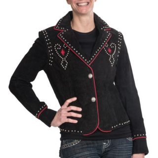 Scully Studded Suede Jacket (For Women) 7009T 86