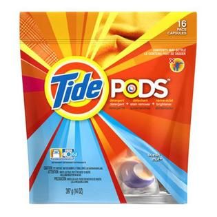 Tide  Pods Detergent Ocean Mist , HE, 16 loads