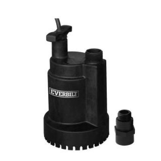 Everbilt 1/6 HP Submersible Utility Pump UT00801