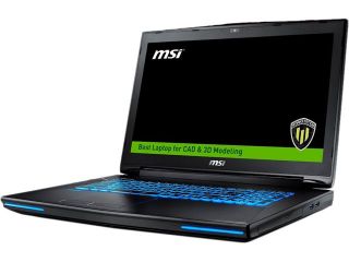 MSI WT72 6QM 423US Laptop Intel Xeon E3 1505M v5 (2.80 GHz) 32 GB Memory 1 TB HDD 256 GB SSD NVIDIA Quadro M5000M 17.3" Windows 10 Pro