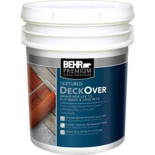 BEHR Premium Textured DeckOver 5 gal. Textured Wood and Concrete Coating 500505