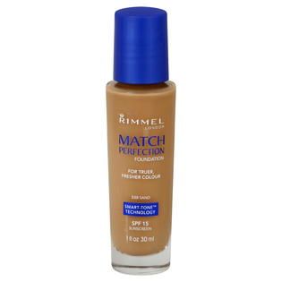 Rimmel Match Perfection Foundation, Sand 330, 1 fl oz (30 ml)   Beauty