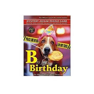 TDC Games B is for Birthday Mystery Jigsaw Puzzle   Toys & Games