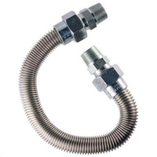 HOME FLEX 3/4 in. MIP x 3/4 in. MIP x 30 in. Stainless Steel Special Application Connector HFSA 11 30