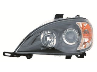 Depo Pair Euro Style Black Projector Headlights 98 01 For W163 M Class
