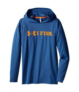 Under Armour Kids Coolswitch Thermocline Hoodie (Big Kids) Slate Blue