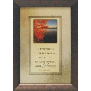 Artistic Reflections To everything there is a season Framed Graphic Art