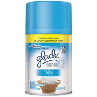 Glade Touch Odor Solutions Automatic Clean Linen Spray Refill (6 Pack)