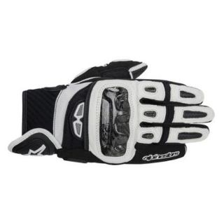 Alpinestars GP Air 2014 Leather Gloves Black/White SM