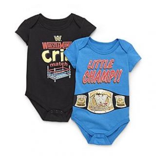 WWE Newborn Boys 2 Pack Short Sleeve Bodysuits   Baby   Baby