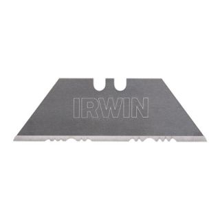 IRWIN 5 Pack 2.44 in Carbon Steel Serrated Utility Replacement Utility Blades