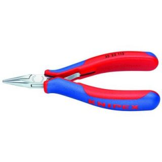 KNIPEX 4 1/2 in. Half Round Tips Electronics Pliers 35 22 115