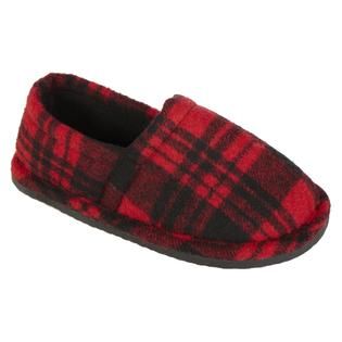 Route 66   Boys A Line Slipper Slivio Buffalo   Red/Black Plaid