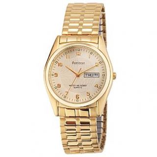 Armitron Mens Calendar Watch with Champagne Dial & Stainless Steel