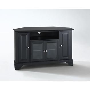 Crosley Furniture  LaFayette 48in Corner TV Stand in Black
