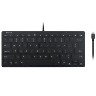 Macally Full Size Wired Micro USB Keyboard for Samsung, Google and Most Android Tablets and Smartphones WKeyAND
