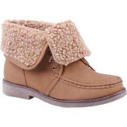 Womens Reneeze Alice 05 Camel Boots with Folded Down Collar