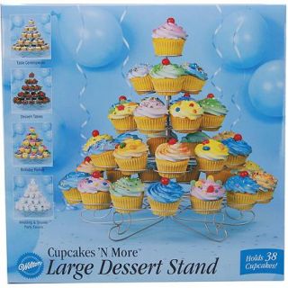 Wilton Cupcakes 'N More 15"x18" Large Dessert Stand, 38 ct. 307 651