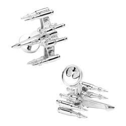 Mens Cufflinks Inc Star Wars X Wing Starfighter Cufflinks Silver