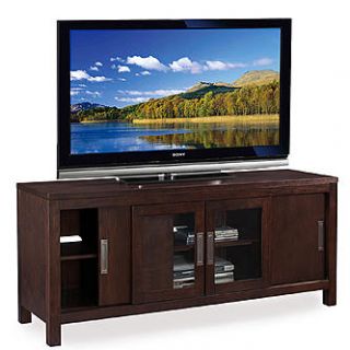 Leick Chocolate 60 Sliding Door TV Stand   Home   Furniture   Game