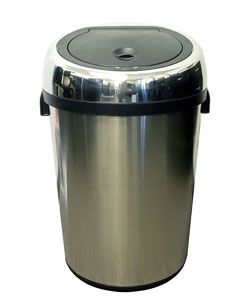iTouchless 13 Gallon Automatic Stainless Steel Touchless Trash Can NX