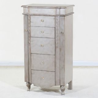 Ultimate Accents Circa Jewelry Chest in Distressed Antique Silver