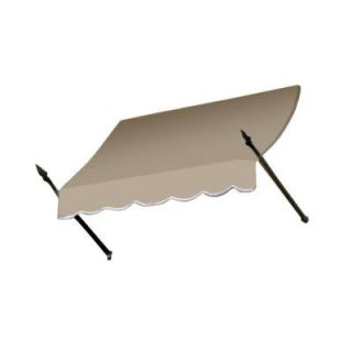 AWNTECH 10 ft. New Orleans Awning (56 in. H x 32 in. D) in Linen NO43 10L