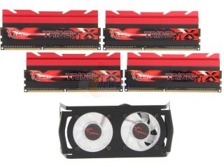 G.SKILL TridentX Series 16GB (4 x 4GB) 240 Pin DDR3 SDRAM DDR3 2933 (PC3 23400) Desktop Memory Model F3 2933C12Q 16GTXDG