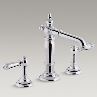 Kohler Artifacts Bathroom Faucet with Column Design Spout and Lever