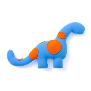 Superflykids Mr Roarington Jr. Blue/ Orange Small Plush Dino Toy