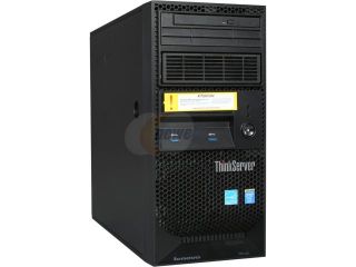 Open Box Lenovo ThinkServer TS140 Tower Server System Intel Xeon E3 1225 v3 3.2 GHz 4GB PC3 12800E 1600 MHz DDR3 ECC 1 x 500GB 7200RPM 3.5"