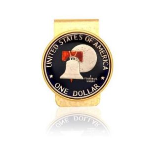 Eisenhower Bicentennial Dollar (Tail Side) Coin Money Clip