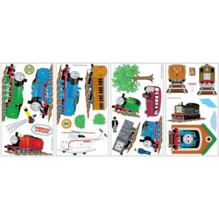RoomMates 5 in. x 11.5 in. Thomas and Friends Peel and Stick Wall Decals (27 Piece) RMK1035SCS