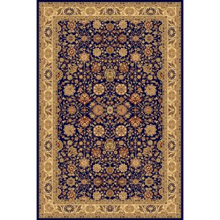 Rugs America New Vision Rectangular Blue Floral Woven Area Rug (Common 8 ft x 10 ft; Actual 7.83 ft x 10.83 ft)