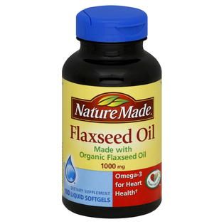 Nature Made Flaxseed Oil, 1000 mg, Liquid Softgels, 100 softgels