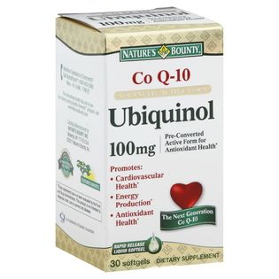 Natures Bounty  Ubiquinol, 100 mg, Rapid Release Liquid Softgel, 30