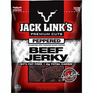 Jack Links Premium Cut Peppered Beef Jerky 3.25 Ounce Resealable Bag