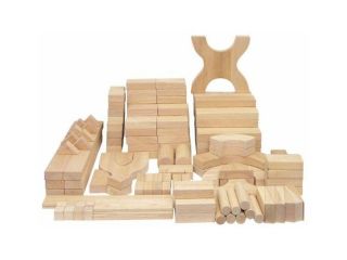 170 Pc. Hardwood "Unit" Building Blocks