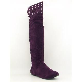 NYLA Womens Leontine Basic Textile Boots (Size 6.5)