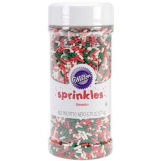 Wilton Sprinkles, Holiday Jimmies 6.25 oz. 710 0090