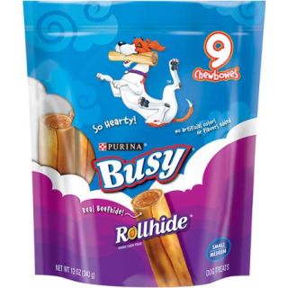 Purina Busy Rollhide Small/Medium Dog Treats 9 ct Pouch