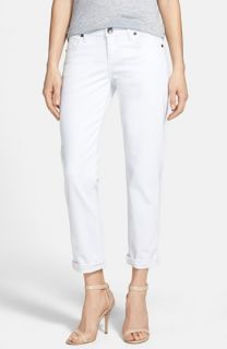 KUT from the Kloth Catherine Boyfriend Jeans (White) (Regular & Petite)