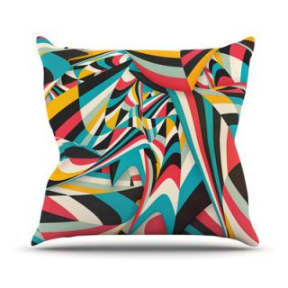 Dont Come Close by Danny Ivan Abstract Throw Pillow by KESS InHouse